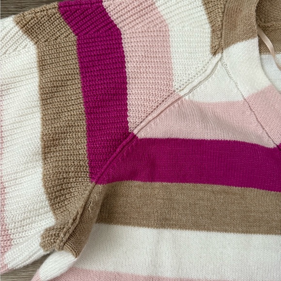 Lane Bryant striped ballon sleeve knit sweater 22/24 - Picture 6 of 10